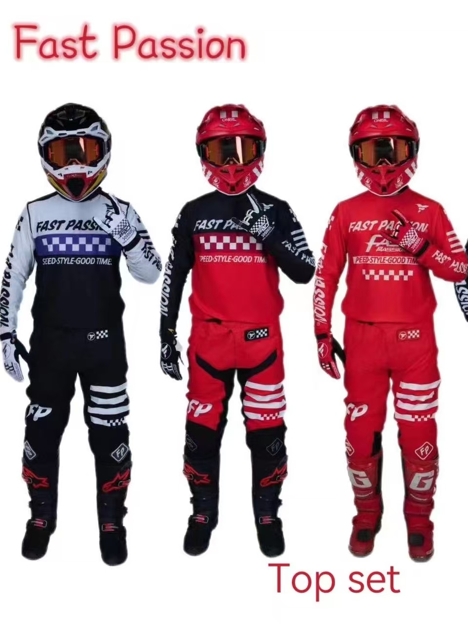 Motorcycle Gear Bundle - 2025 fastpassion for fox Motocross Gear