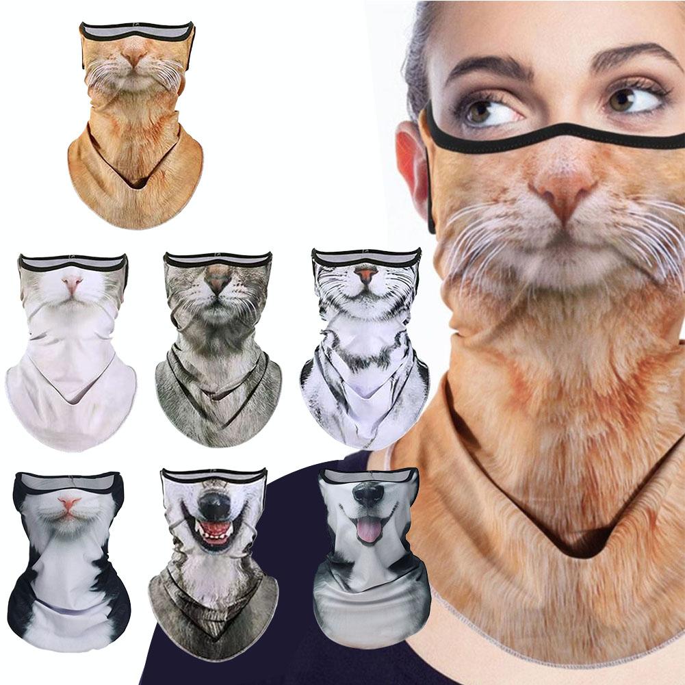 Motorcycle Gear Dogs - 3D Cute Animal Balaclava Motorcycle Motocross
