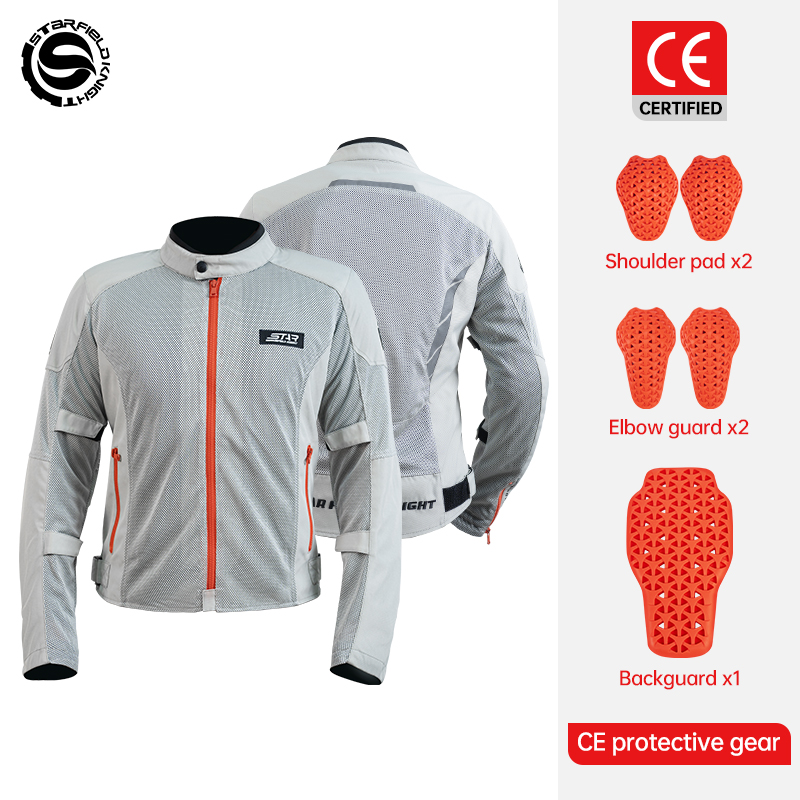 Gearx Motorcycle Jacket - Star Field Knight Motorcycle Jacket Spring&Summer