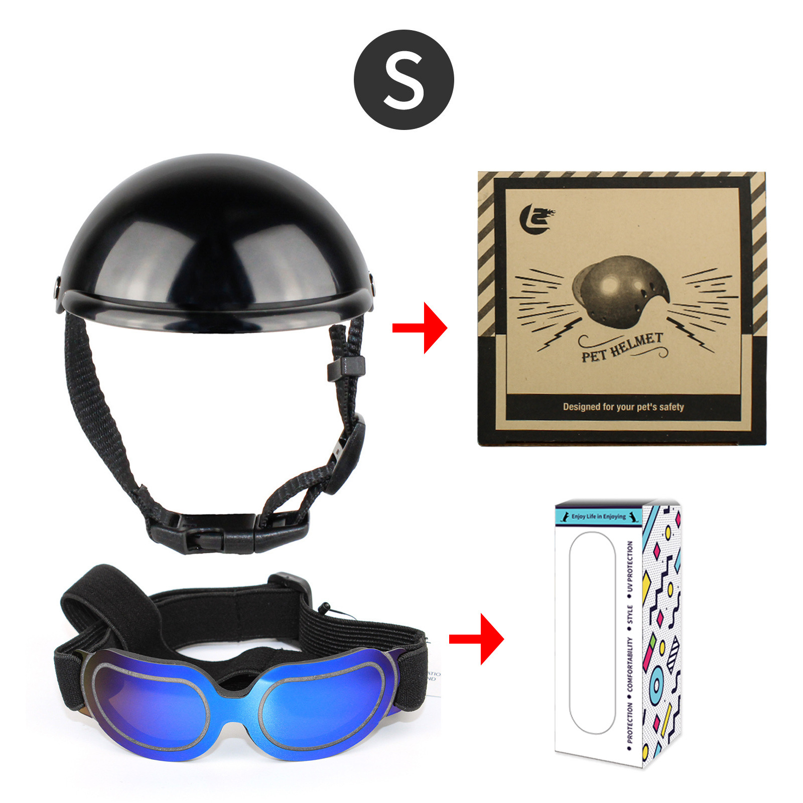 Pet Accessories Including Helm - огляд і ціна Motorcycle Gear Dogs