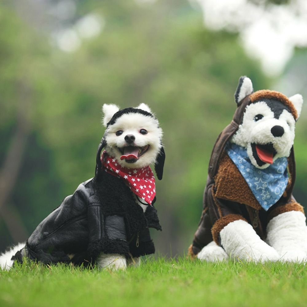 Dog Warm Coat Thickened Dog Le - огляд і ціна Motorcycle Gear Dogs