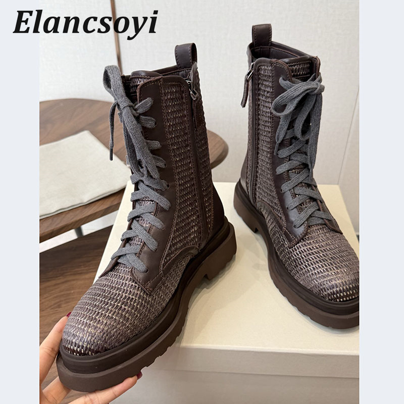 Short Boots Women's Weaving La - огляд і ціна Riding Boot Short
