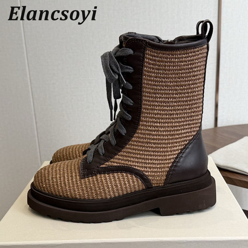 Short Boots Women's Weaving La - огляд і ціна Riding Boot Short