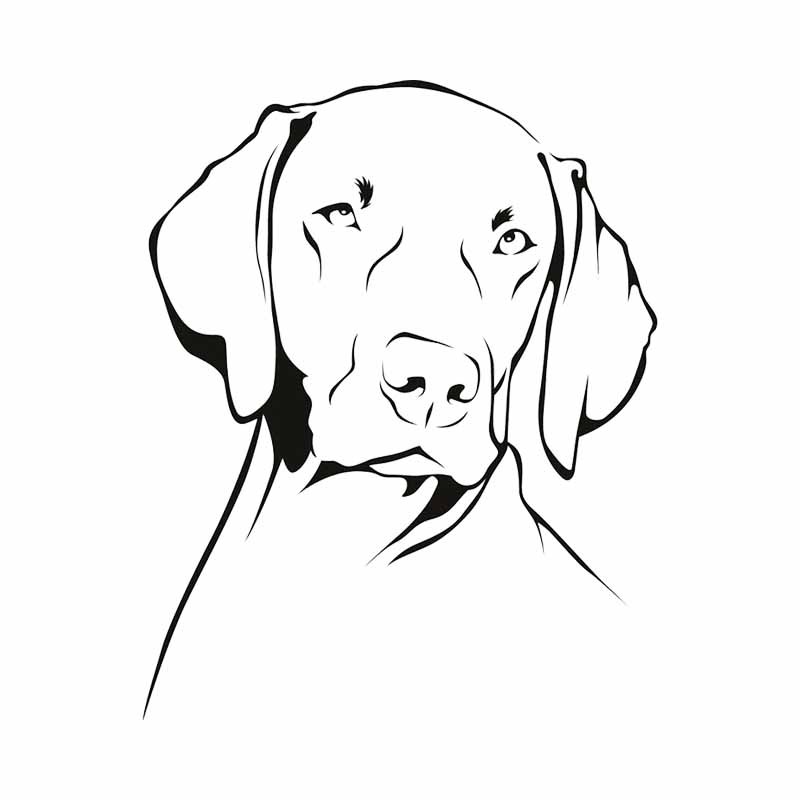 Weimaraner Dog Outline Waterpr - огляд і ціна Motorcycle Gear Dogs