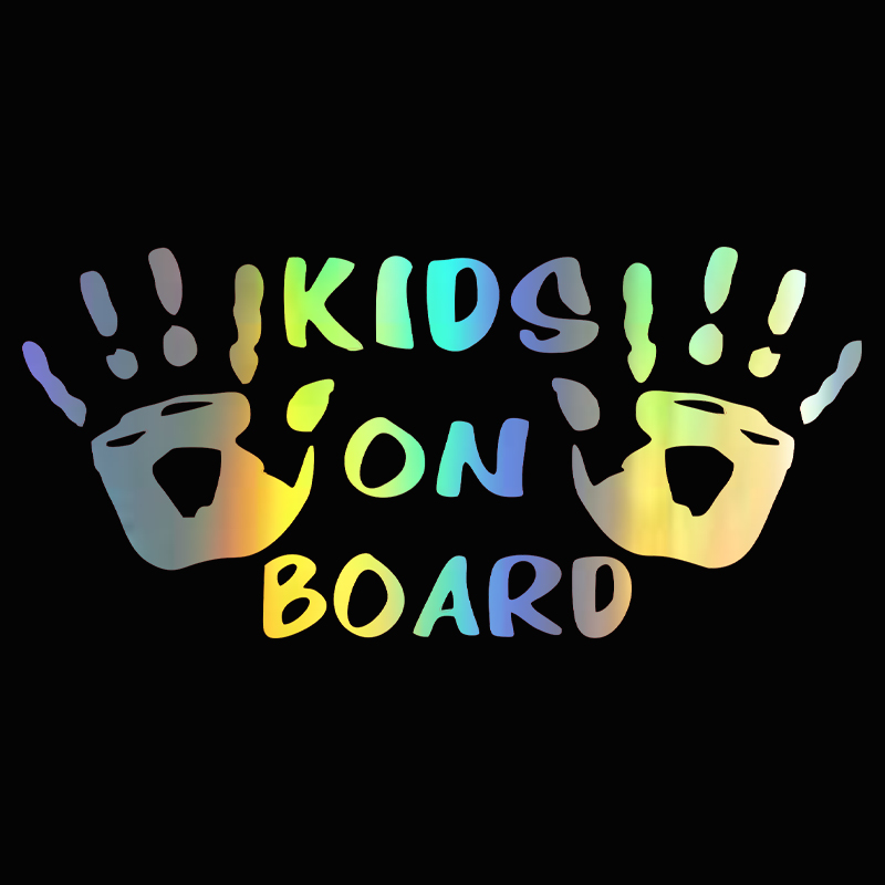 3D Car Sticker KIDS ON BOARD C - огляд і ціна Motorcycle Gear Up