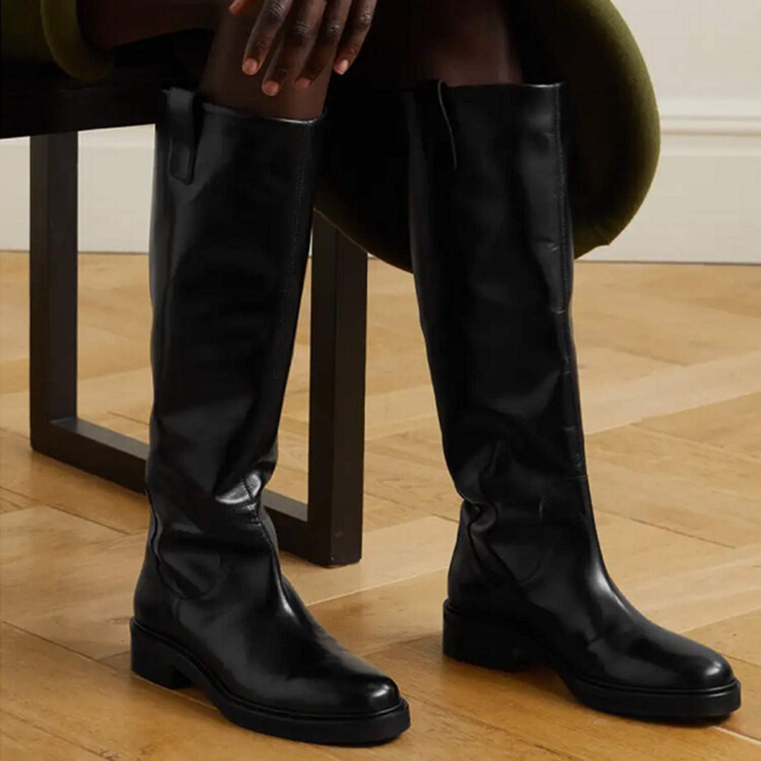 Cow Leather Big Size 44 45 Rou - огляд і ціна Riding Boot Short