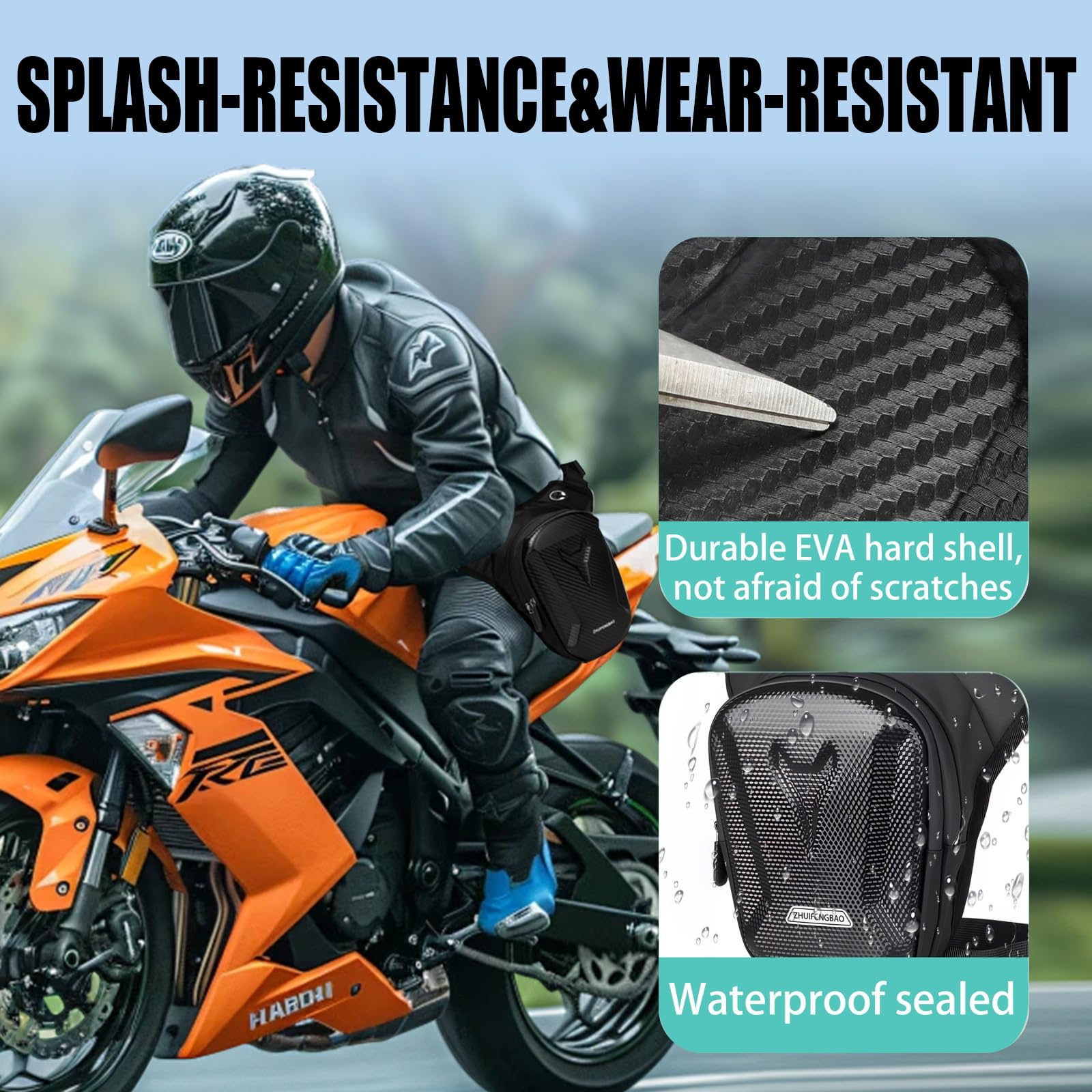 Waterproof Motorcycle Drop Leg - огляд і ціна Motorcycle Gear Bundle