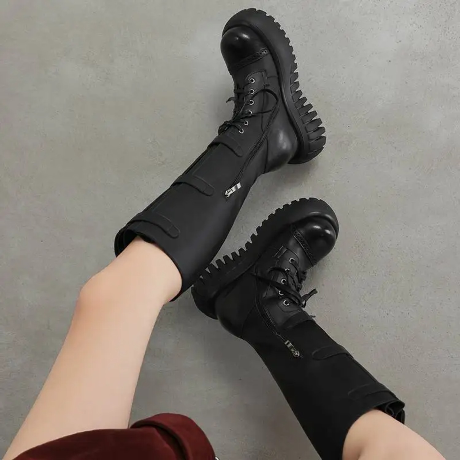 2027 Cow Split Skin Round Toe  - огляд і ціна Riding Boot Short