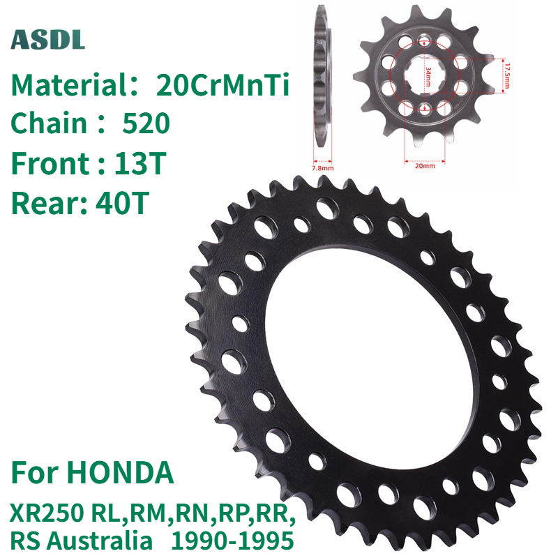 520 13T 40T Motorcycle Front R - огляд і ціна Motorcycle Gear In Australia