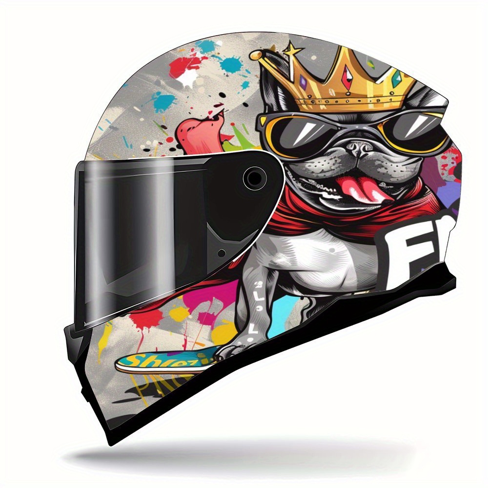Doodle Dog Pile Full Helmet Wr - огляд і ціна Motorcycle Gear Dogs