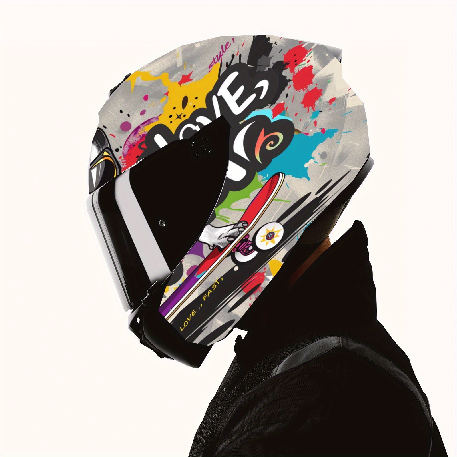 Doodle Dog Pile Full Helmet Wr - огляд і ціна Motorcycle Gear Dogs
