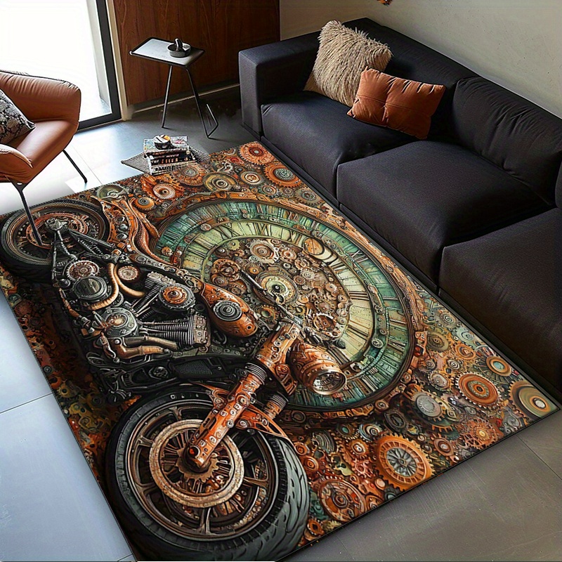 Steampunk Motorcycle Gear Rug  - огляд і ціна Motorcycle Gear Wash