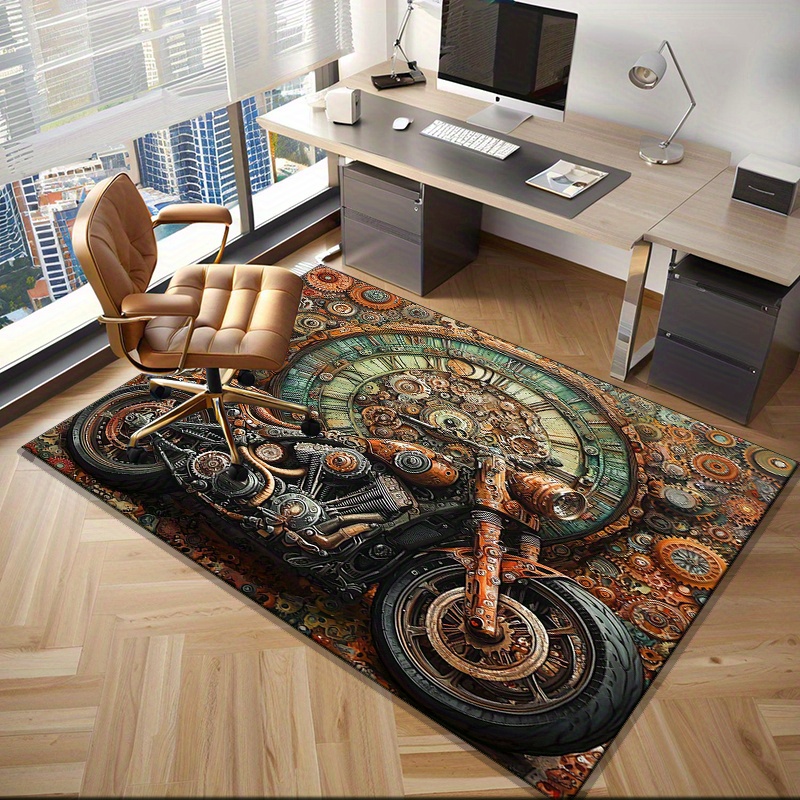 Steampunk Motorcycle Gear Rug  - огляд і ціна Motorcycle Gear Wash