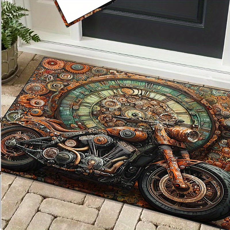 Steampunk Motorcycle Gear Rug  - огляд і ціна Motorcycle Gear Wash