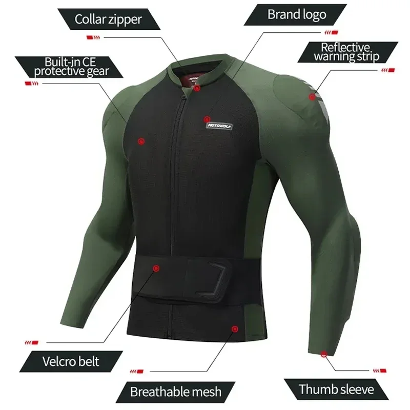 Motorcycle Breathable Soft Arm - огляд і ціна Gearx Motorcycle Jacket