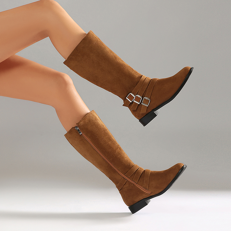 Women's Knee High Boots Three  - огляд і ціна Riding Boot Short