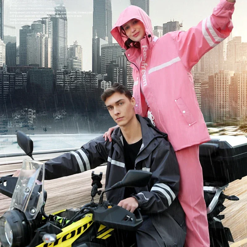 Adult Raincoat Rainpants Water - огляд і ціна Gearx Motorcycle Jacket