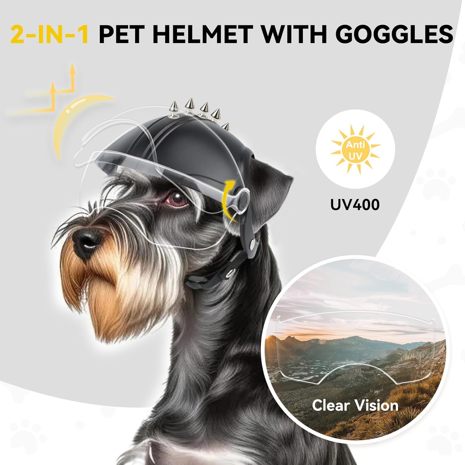 Small Dog Helmet Pet Motorcycl - огляд і ціна Motorcycle Gear Dogs
