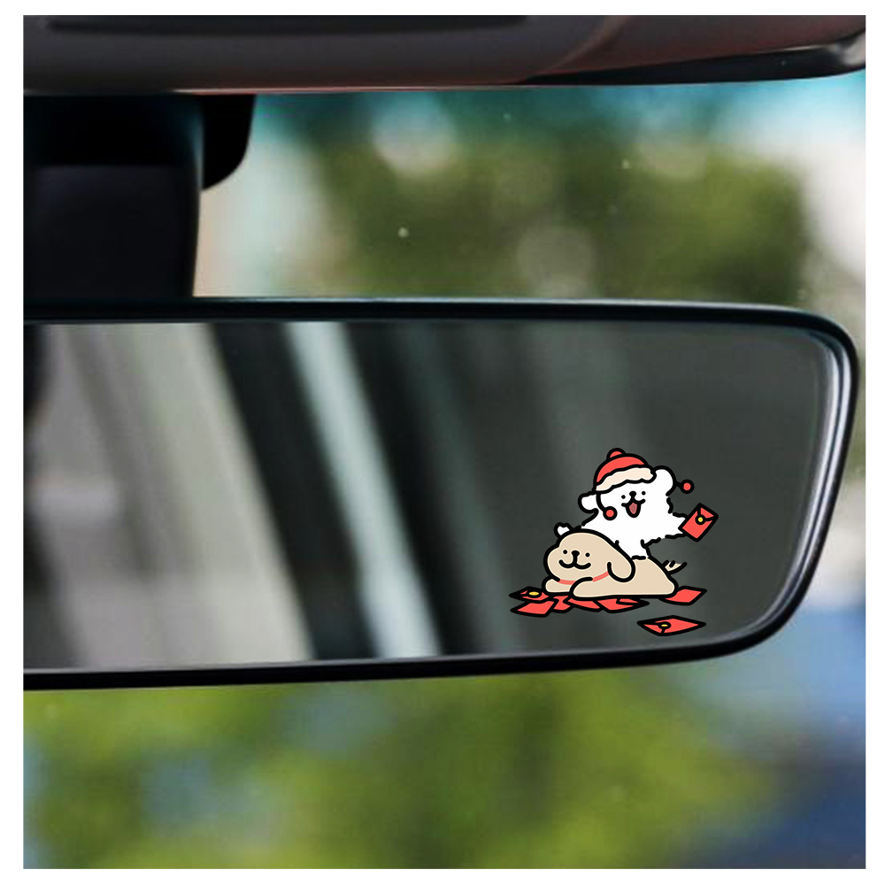 Cartoon Puppy Maltese Car Stic - огляд і ціна Motorcycle Gear Dogs