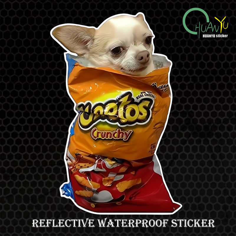 Cute puppy reflective sticker  - огляд і ціна Motorcycle Gear Up