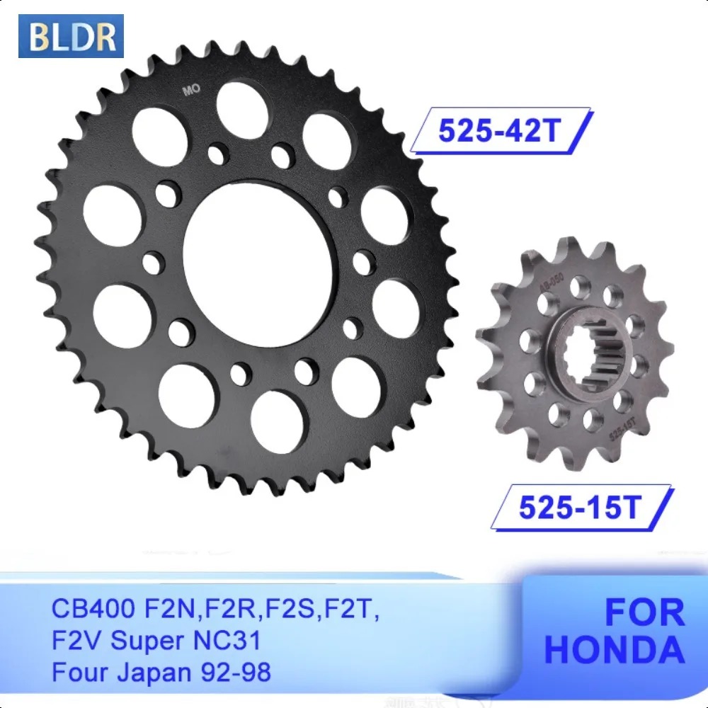 525 15T 42T Front Rear Sprocke - огляд і ціна Motorcycle Gear Japan