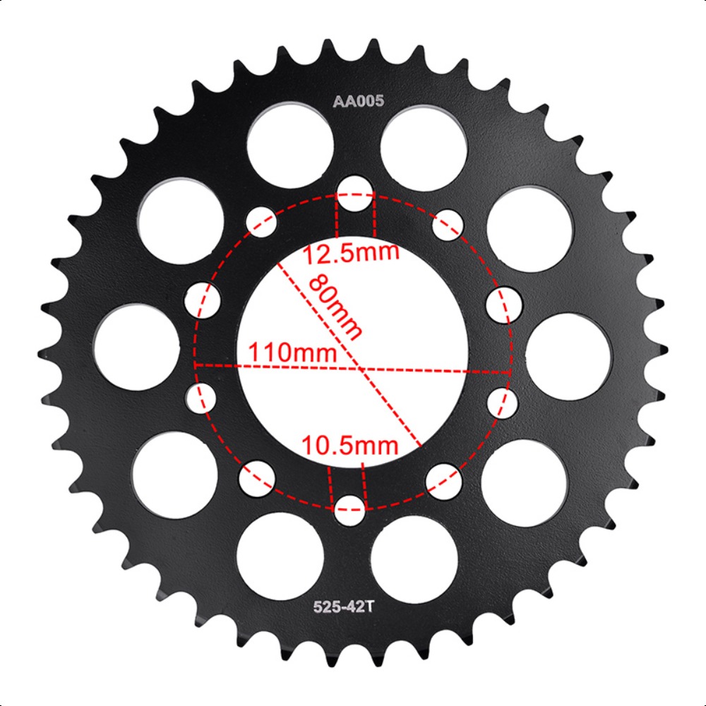 525 15T 42T Front Rear Sprocke - огляд і ціна Motorcycle Gear Japan