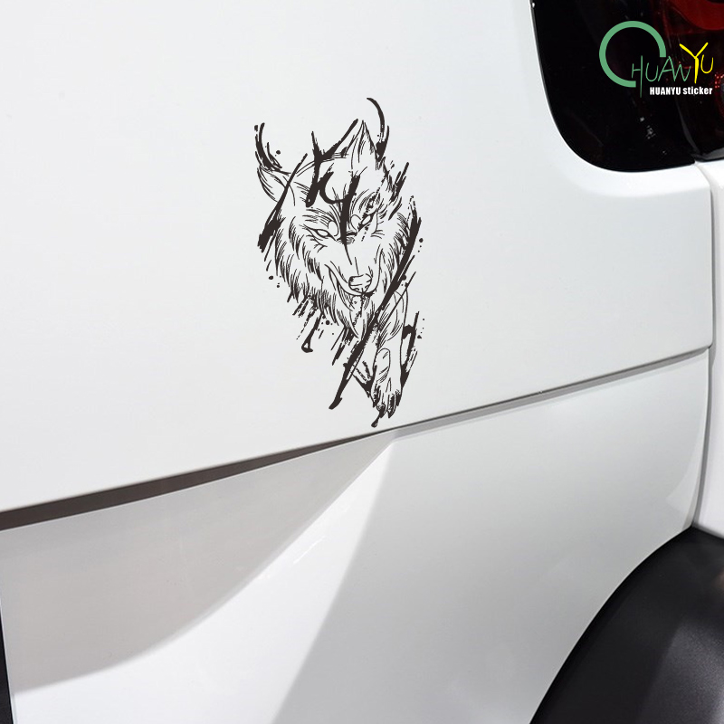Dark magic wolf car decals car - огляд і ціна Motorcycle Gear Up