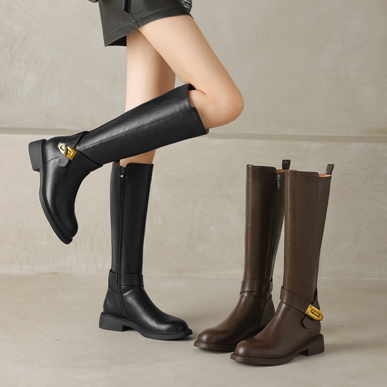 Zorssar Cow Leather Chunky Med - огляд і ціна Riding Boot Short