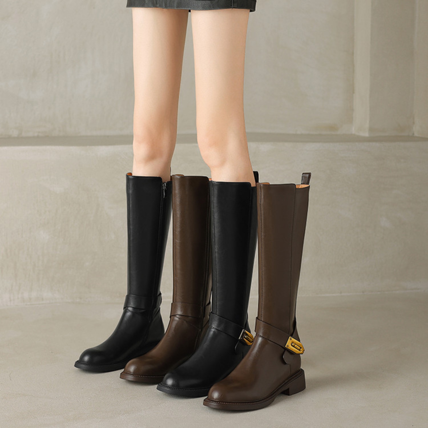 Zorssar Cow Leather Chunky Med - огляд і ціна Riding Boot Short